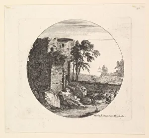 Les Ruines a gauche. Creator: Jean Morin