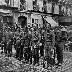 Bouquets Prints: Les Russes en France; Types de soldats des regiments du general Lohvitsky
