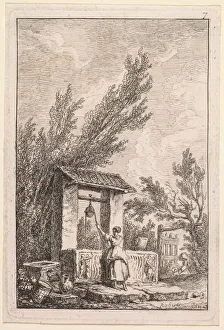 Les Soirees de Rome: Le Puits, 1763-1764. Creator: Hubert Robert (French, 1733-1808)