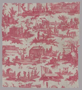 Pressing Prints: Les Travaux de la Manufacture (The Activities of the Factory) (Furnishing Fabric)
