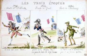 Running Prints: Les Trois Epoques, Revolution of 1830, Paris