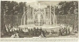 Jean Rigaud Prints: Les Trois Fontaines. The Three Fountains. Creator: Jacques Rigaud