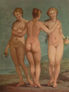 Beautiful Prints: Les Trois Graces, (The Three Graces), c1785, (1913). Artist: Jean Francois Janinet