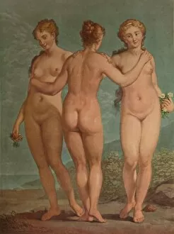 Heinemann Collection: Les Trois Graces, (The Three Graces), c1785, (1913). Artist: Jean Francois Janinet