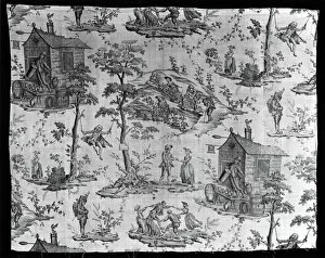 Les Vendages (Furnishing Fabric), France, 1785. Creator: Christophe-Philippe Oberkampf