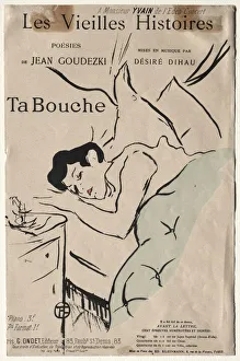 Les Vieilles histoires: Ta Bouche, 1893. Creator: Henri de Toulouse-Lautrec (French, 1864-1901)