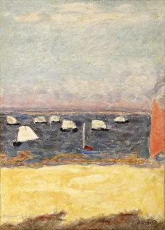 Les Voiliers, regates, ca 1932. Creator: Bonnard, Pierre (1867-1947)