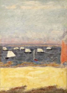 Les Voiliers, regates, ca 1932. Creator: Bonnard, Pierre (1867-1947)
