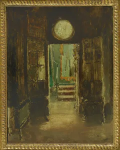 Victor Marie Hugo Prints: L'Escalier du look-out à Hauteville House. Creator: Georges-Victor Hugo