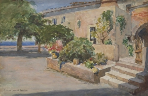 Front Garden Prints: Lesina, after 1900. Creator: Felician Moczik
