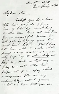 A letter from Augustus Wall Callcott, 7 May 1838 (1904). Artist: Augustus Wall Callcott A letter from Augustus Wall Callcott, 7 May 1838 (1904). Artist: Augustus Wall Callcott