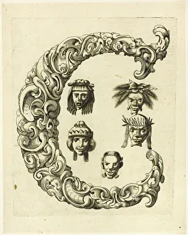 Letter C Prints: Letter C, 1630. Creator: Pierre Aubry