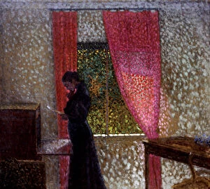 Curtain Collection: The Letter, c1885-1947. Artist: Pelle Swedlund