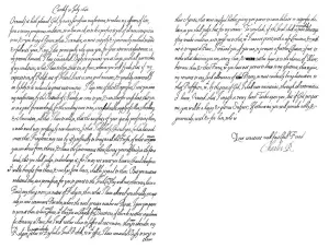 Frederick George Prints: Letter by Charles I, King of England