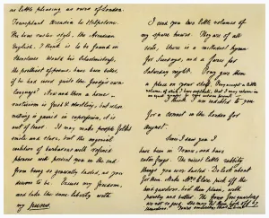 Clare Prints: Letter from Charles Lamb to John Clare, 31st August 1822. Artist: Charles Lamb