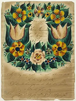 Letter of Congratulations to Karna Martensdottir, n.d. Creator: Unknown