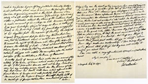 Letter from Edmund Burke to John Douglas, 31st July 1791.Artist: Edmund Burke