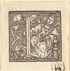 Letter F. Creator: Hans Holbein the Younger