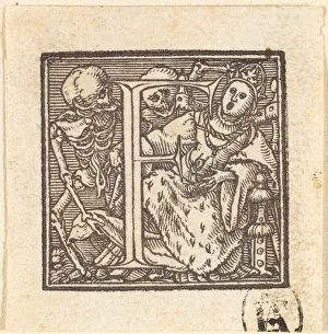Abuse Prints: Letter F. Creator: Hans Holbein the Younger