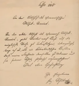 Autograph Gallery: Letter from Franz Schubert to the Austrian Musical Union, c1820. Artist: Franz Peter Schubert