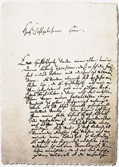 Bach Prints: Letter to his friend, Georg Erdmann from 28. 10. 1730, 1730