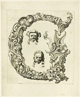 Letter G Prints: Letter G, 1630. Creator: Pierre Aubry