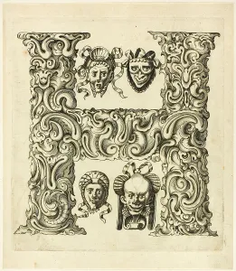 Letter H Prints: Letter H, 1630. Creator: Pierre Aubry