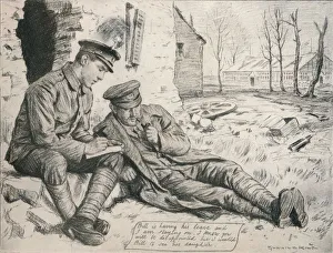 Gunning Prints: The Letter Home, c1917, (1918). Artist: Gunning King