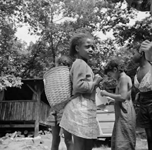 A letter from home is always good news, Camp Fern Rock, Bear Mountain, New York, 1943 Creator: Gordon Parks