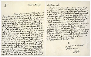 Locke Gallery: Letter from John Locke to Hans Sloane, 2nd December 1699.Artist: John Locke