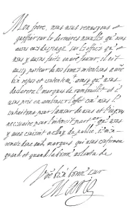 De Medici Prints: Letter by Marie de Medici to the Duke of Savoy