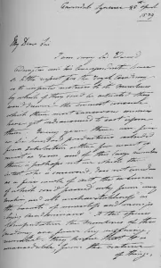 A letter from Martin Archer Shee, 1839 (1904). Artist: Sir Martin Archer Shee A letter from Martin Archer Shee, 1839 (1904). Artist: Sir Martin Archer Shee