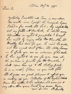 Handwritten Prints: A letter from Paul Sandby, 1795 (1904). Artist: Paul Sandby