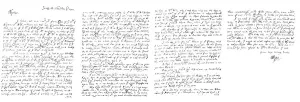 Frederick George Prints: Letter by Samuel Pepys to John Jackson