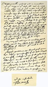 Burghley Collection: Letter from Sir Francis Drake to William Cecil, Lord High treasurer