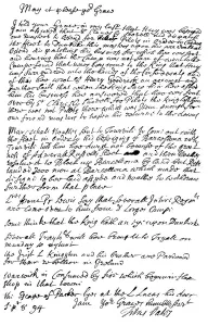 Titus Prints: Letter by Titus Oates to the Duke of Bolton
