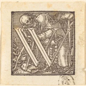 Letter W Prints: Letter W. Creator: Hans Holbein the Younger