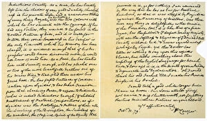 Cowper Gallery: Letter from William Cowper to William Unwin, 31st October 1779.Artist: William Cowper