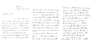 Portland Prints: Letter by William Pitt to the Duke of Portland