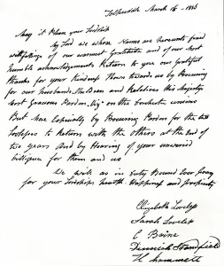 Home Secretary Prints: Letter written to Home Secretary John Russell (1792-1878) by the wives of the Tolpuddle Martyrs