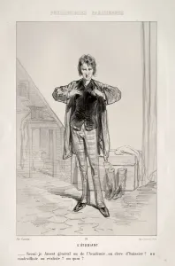 Paul Gavarni French Prints: LEtudiant. Creator: Paul Gavarni (French, 1804-1866)