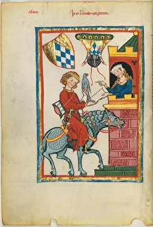 Leuthold of Seven (From the Codex Manesse), Between 1305 and 1340