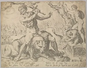 Martin Van Prints: Levi, from the series The Twelve Patriarchs, 1550. Creator: Dirck Volkertsen Coornhert