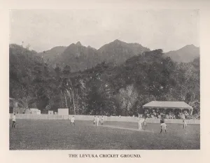 Cricket Prints: The Levuka Cricket Ground, Fiji, 1912