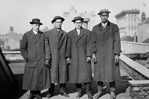 Lew G. Henderson; Vincent Genoves; E.K. Miller; and Duke P. Kahanamoku, 1912. Creator: Bain News Service