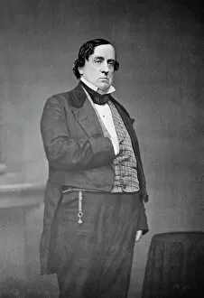Lawmaker Gallery: Lewis Cass of Michigan, between 1855 and 1865. Creator: Unknown