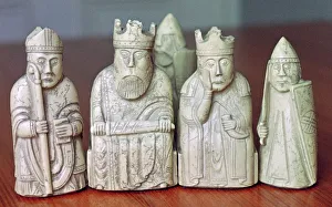 The Lewis Chessmen, (Norwegian?), c1150-c1200