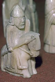 The Lewis Chessmen, (Norwegian?), c1150-c1200