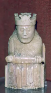 The Lewis Chessmen, (Norwegian?), c1150-c1200