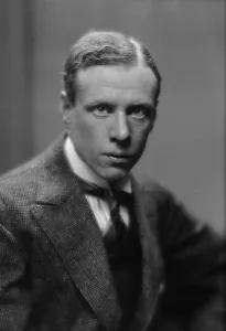 Lewis Sinclair Prints: Lewis, Sinclair, portrait photograph, 1914 Mar. 7. Creator: Arnold Genthe